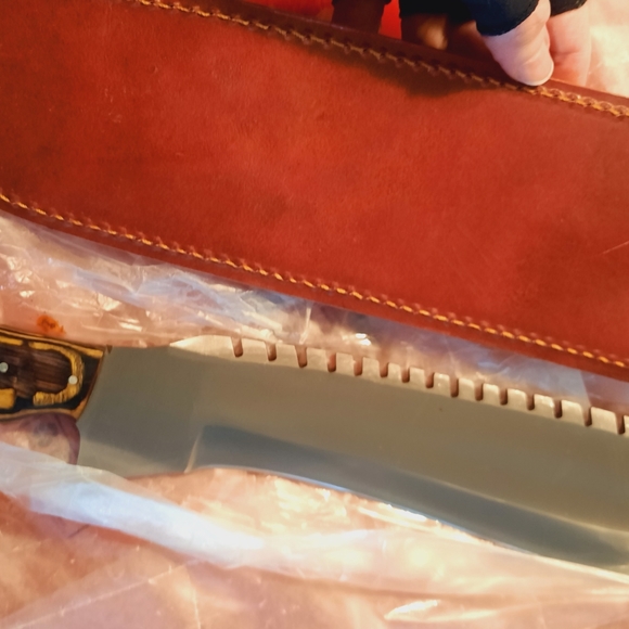 Huge gorgeous rare custom hand-forged knife w sheath, great gift, high-quality! - Picture 7 of 16